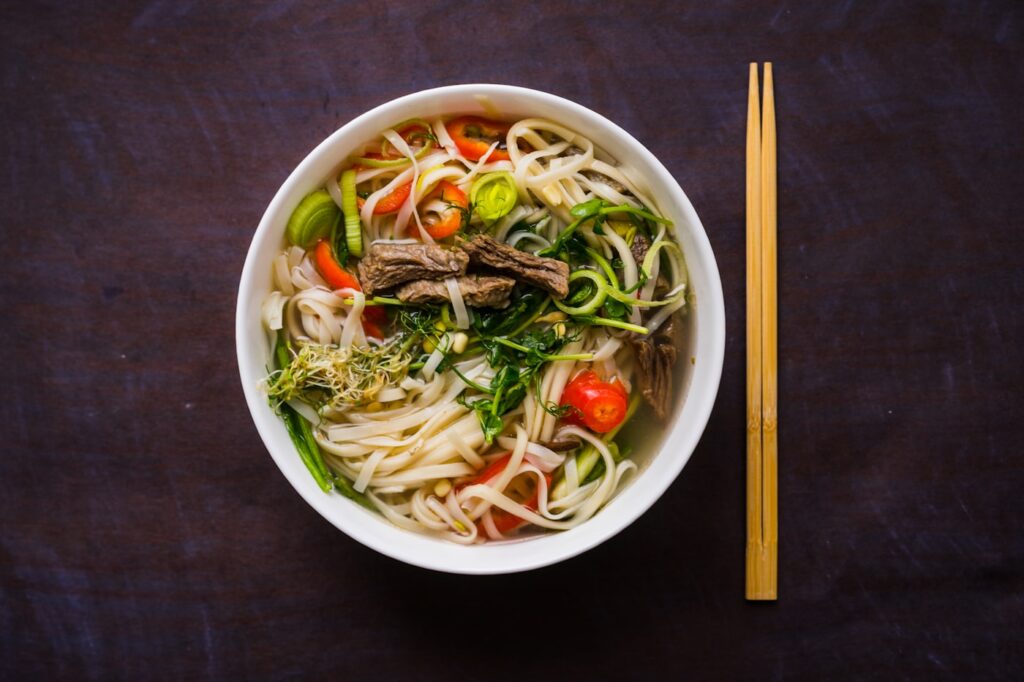 Mushroom Chicken Noodles